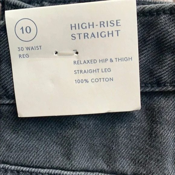 Universal Thread High-Rise Straight Leg Jeans Size 10 - Picture 8 of 9